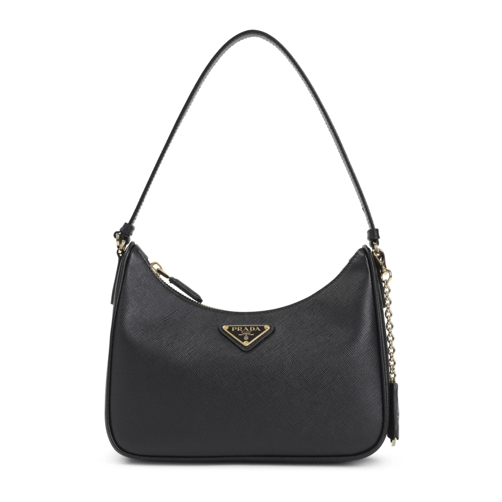 Prada , Shoulder Bags, Female, Black, One Size, Re-Edition 2005 Shoulder Bag