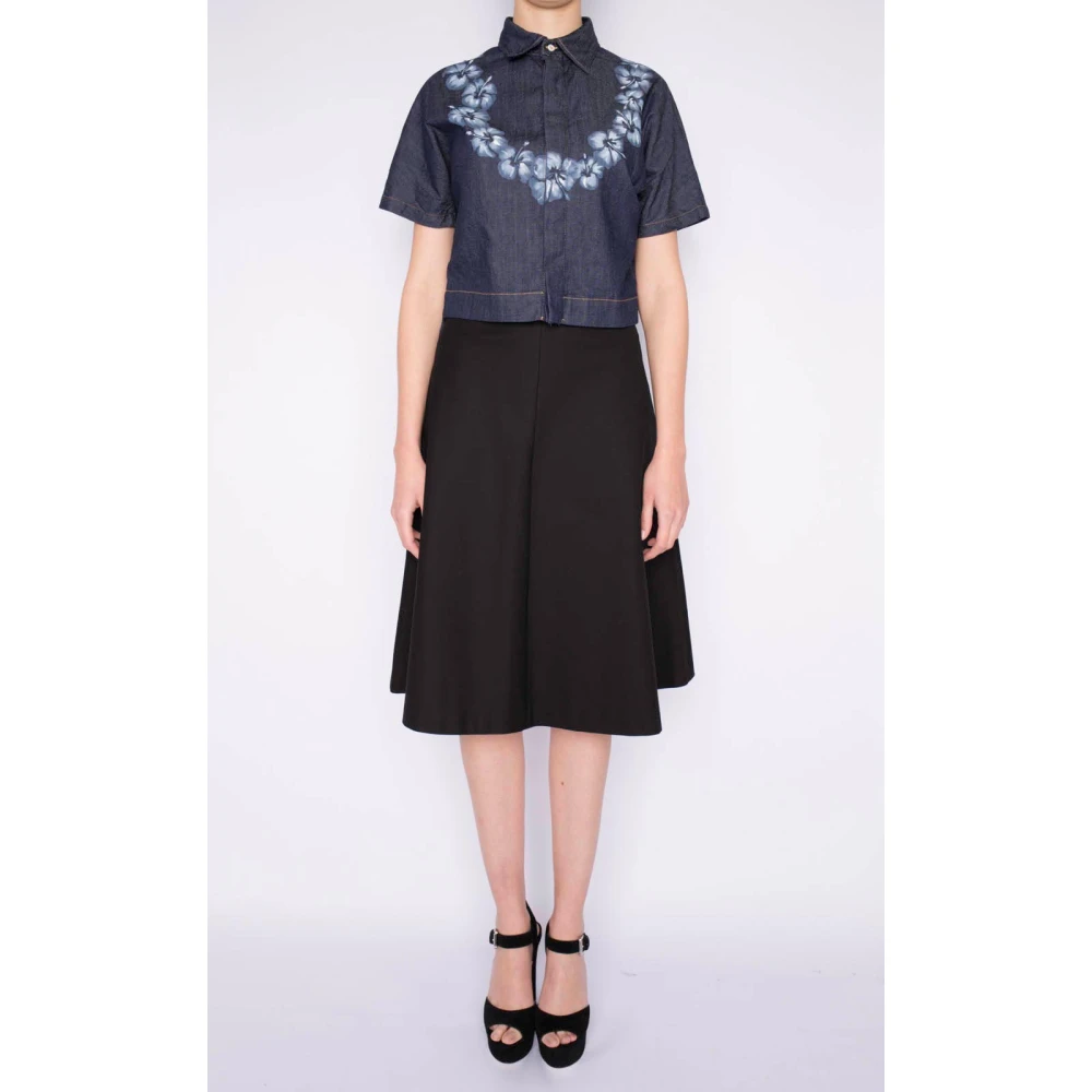Dsquared2 Casual Overhemd Blue Dames