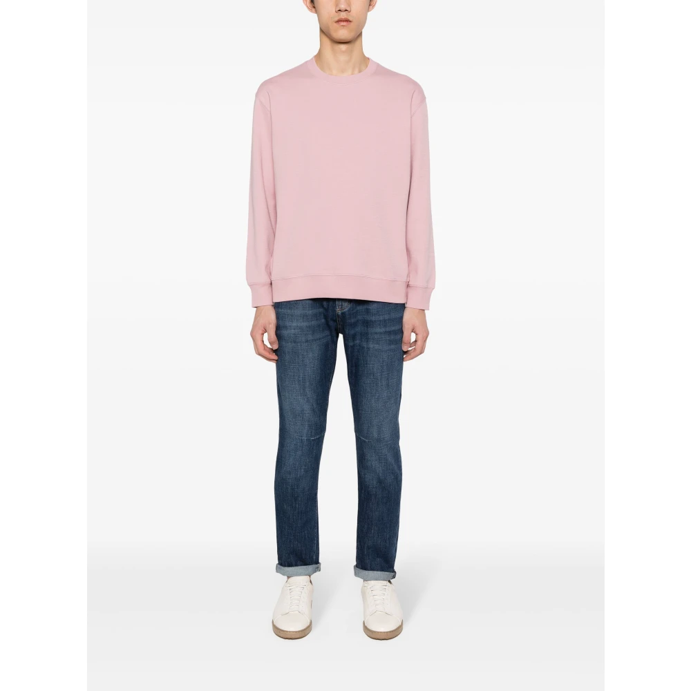 BRUNELLO CUCINELLI Blauwe Denim Broek voor Mannen Blue Heren