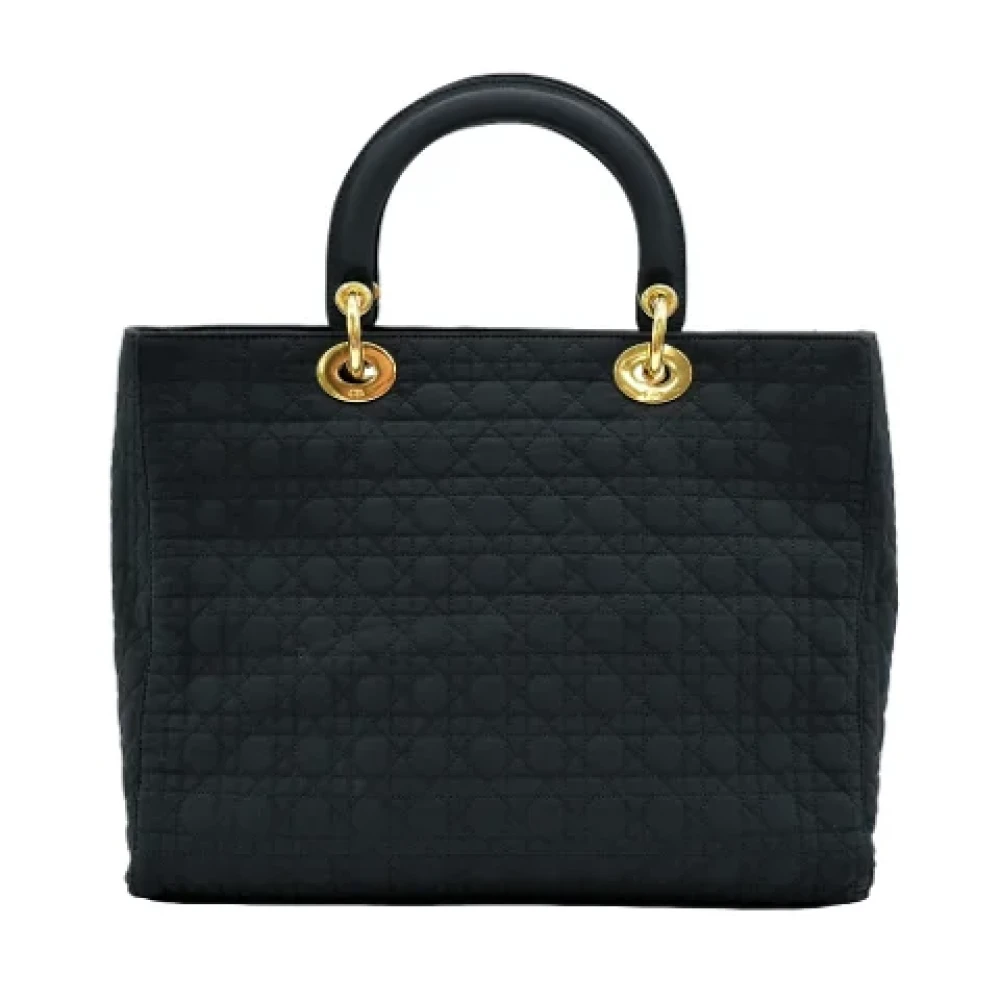 Dior Vintage Pre-owned Fabric dior-bags Black Dames