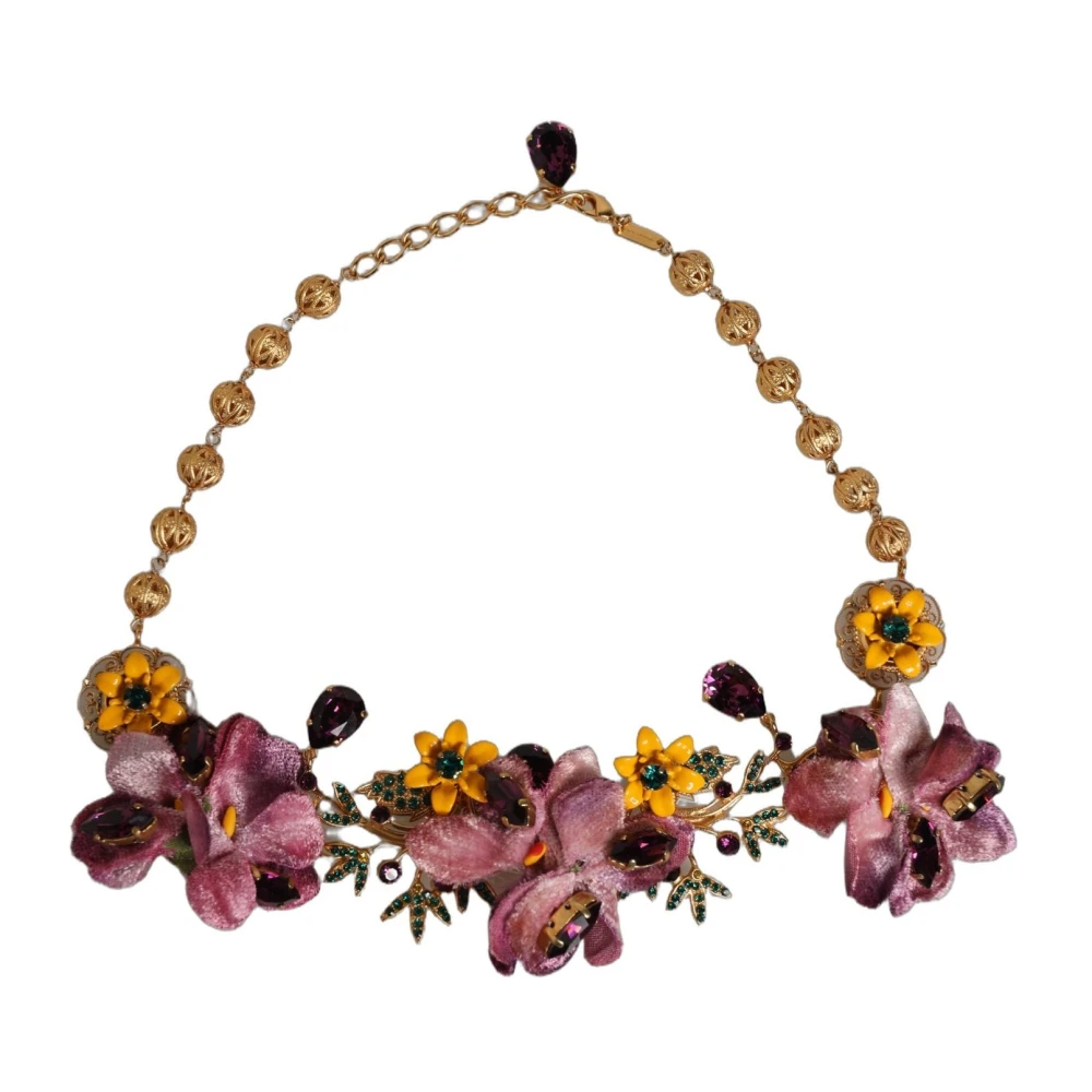 Dolce & Gabbana Vrouw Multicolor Accessoires Dames, Veelkleurig, One Size, Katoen, Charm Ketting