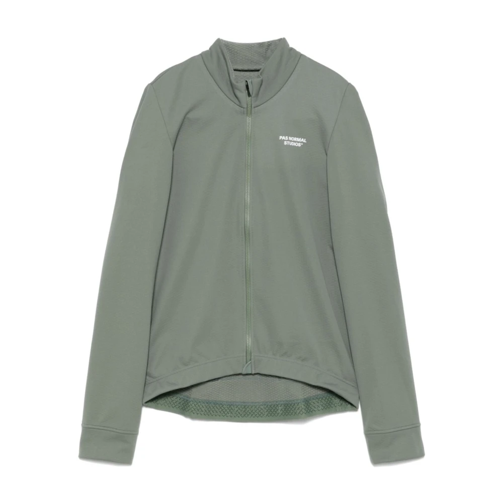 Pas Normal Studios Groene Gelaagde Rits T-shirt Green Heren