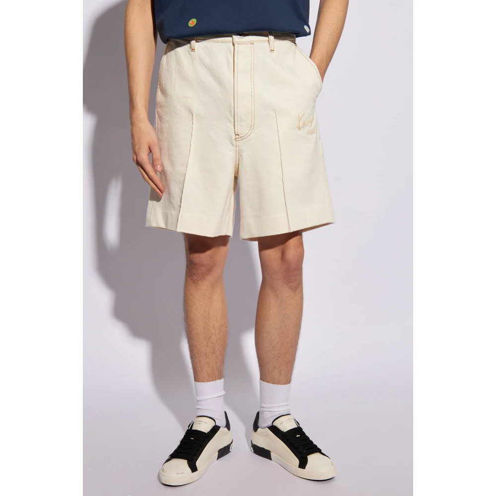 Kenzo Denim shorts White Heren