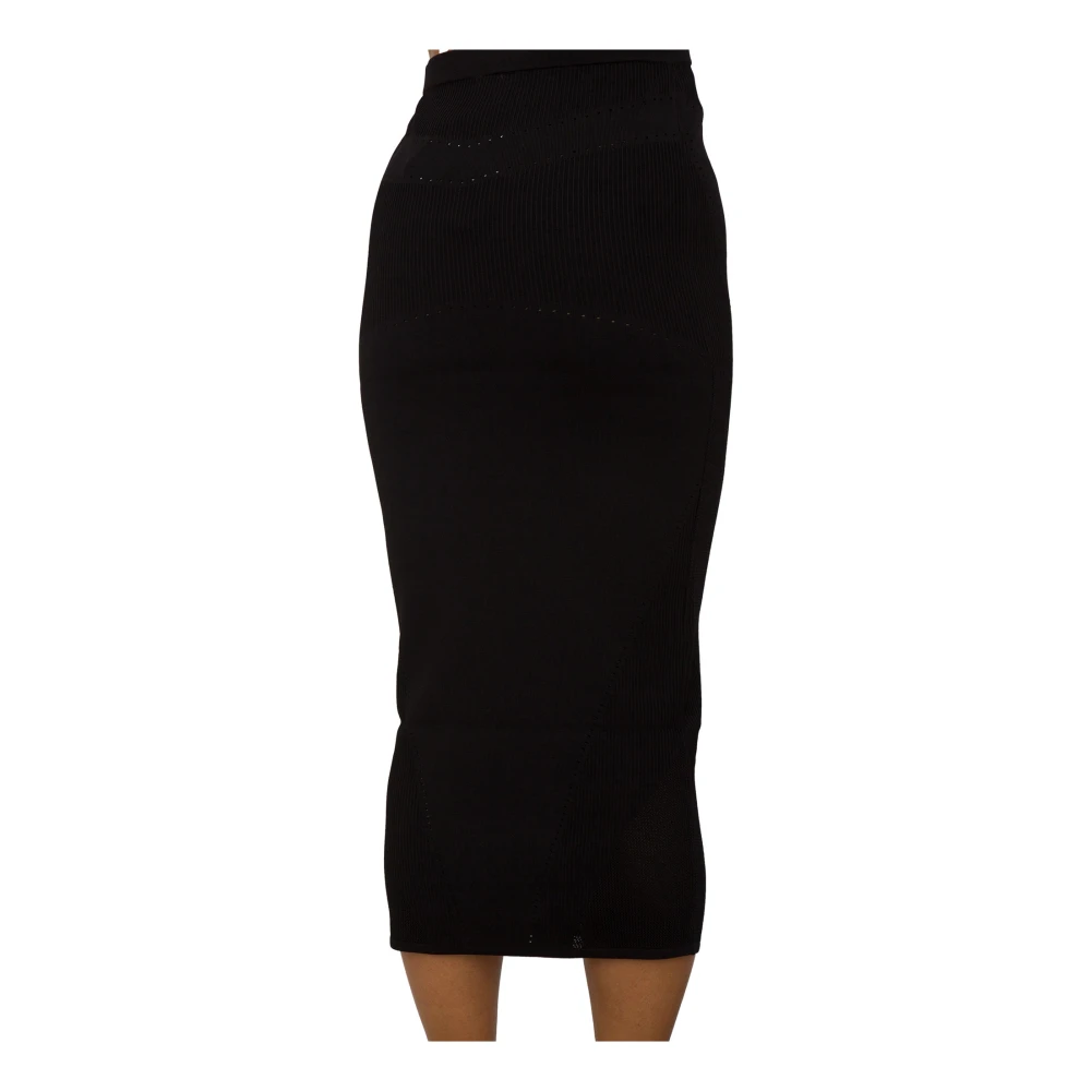 PATRIZIA PEPE Zwarte Rok Gonna Black Dames