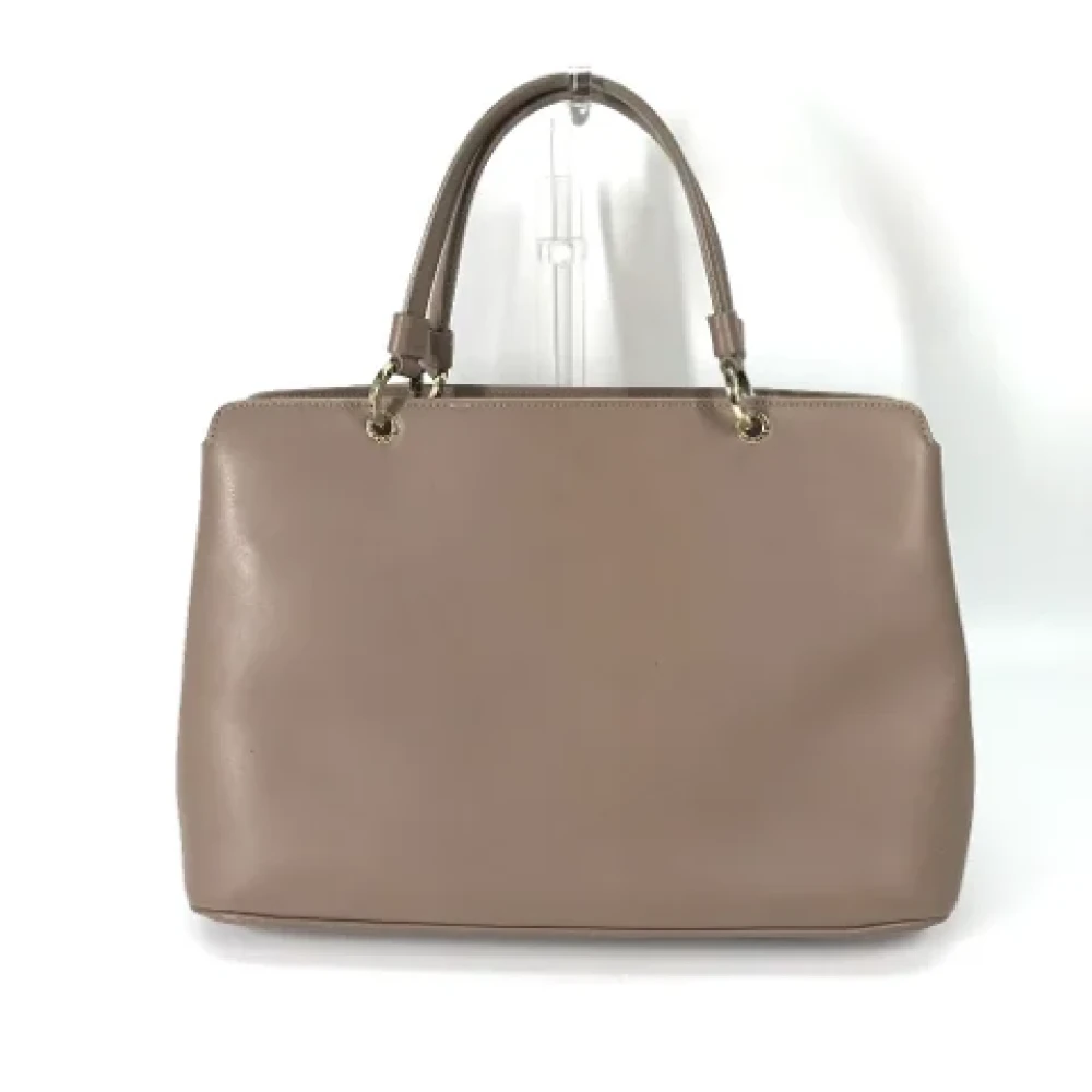 Bvlgari Vintage Pre-owned Leather shoulder-bags Pink Dames