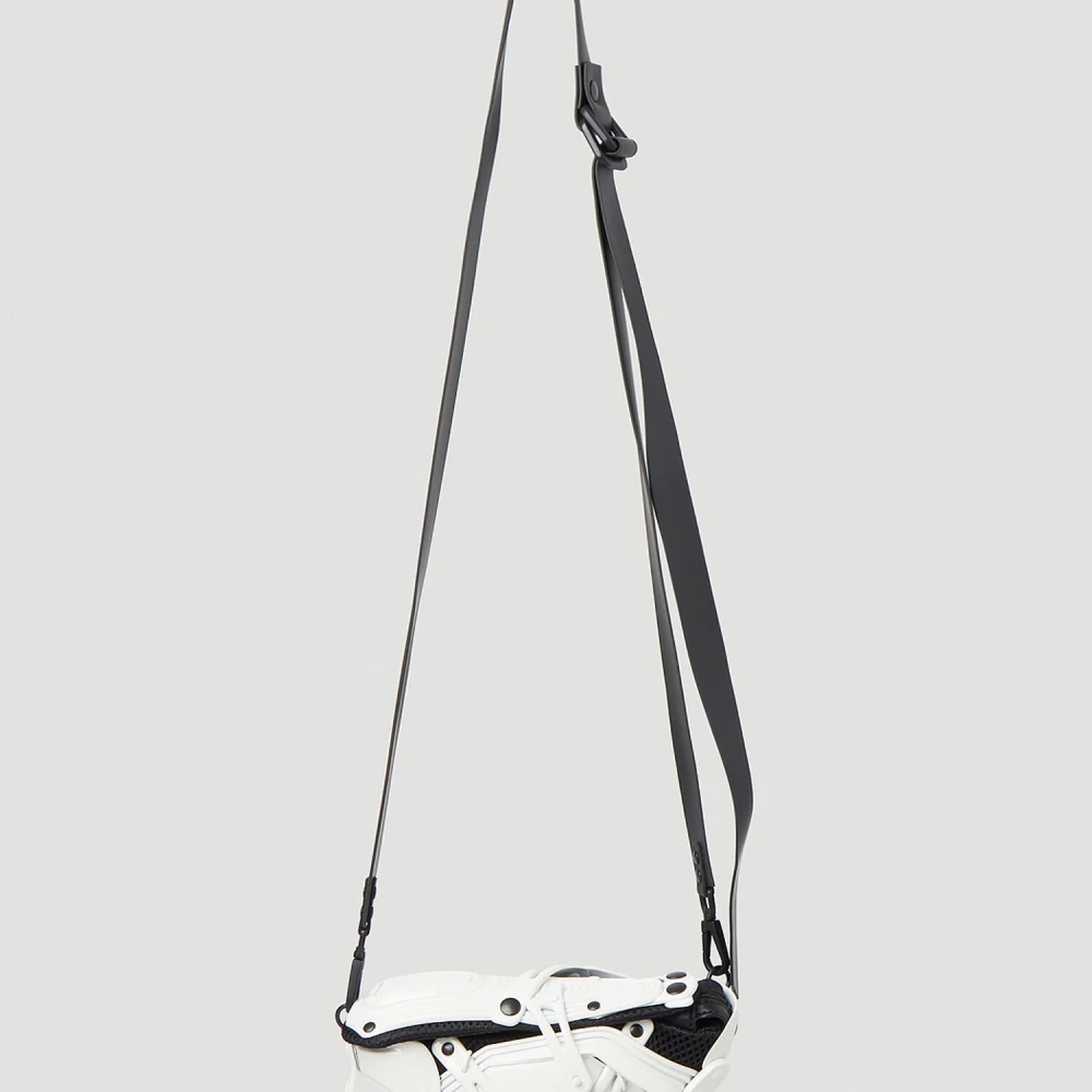 Innerraum Compacte Rubberen Crossbody Tas White Dames