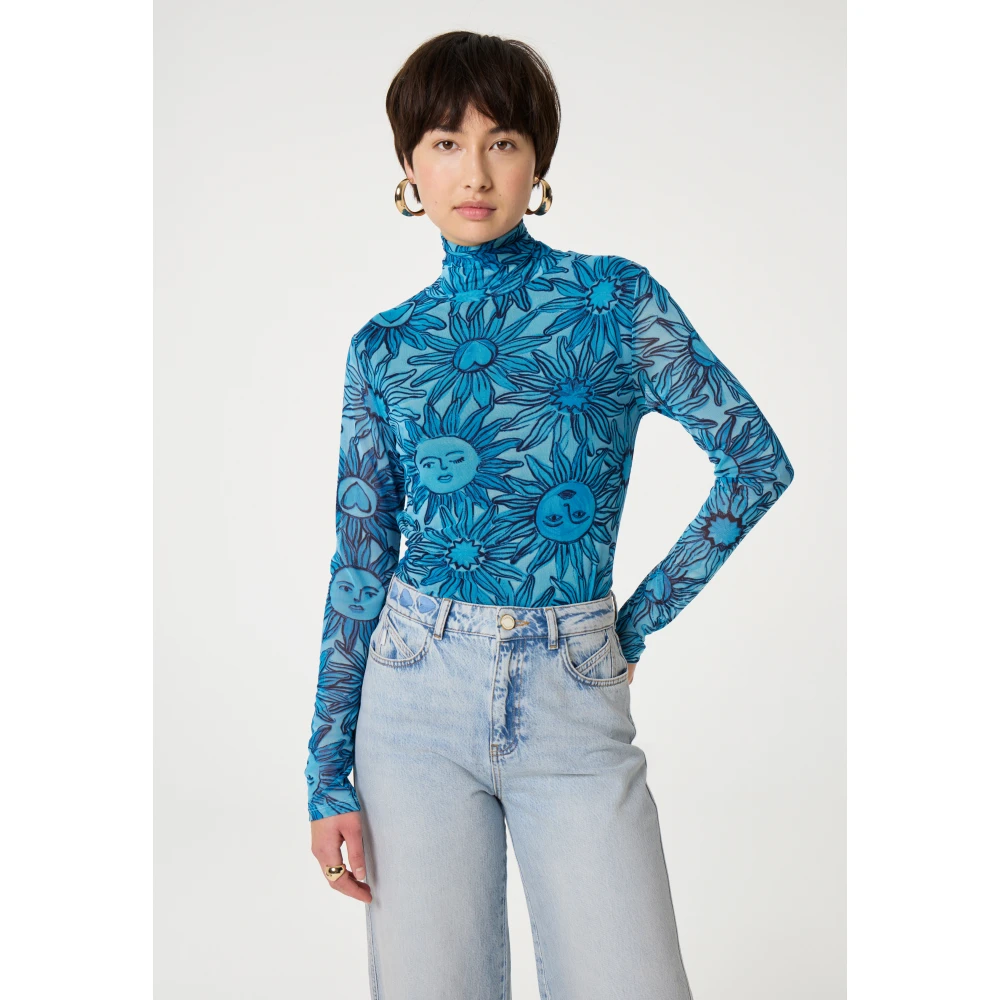Fabienne Chapot Jane Top Blue Dames