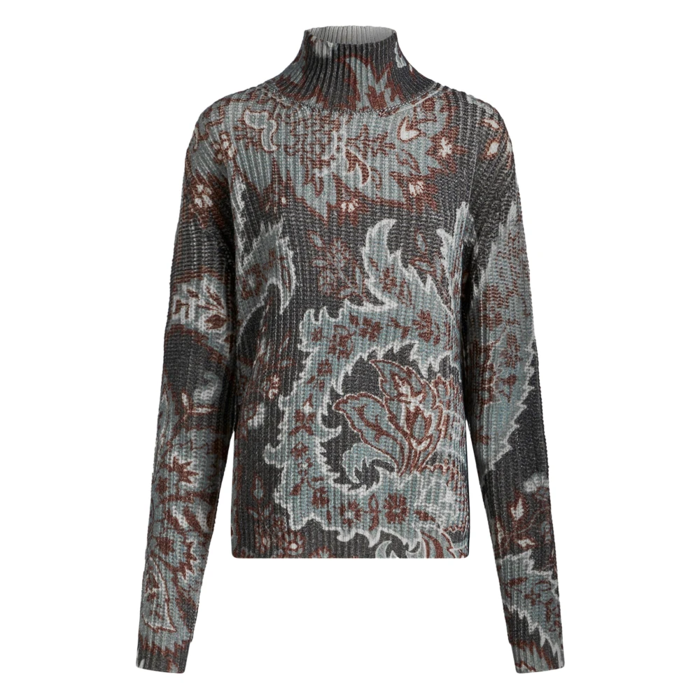 Etro Stilfull Stickad Topp Multicolor, Dam