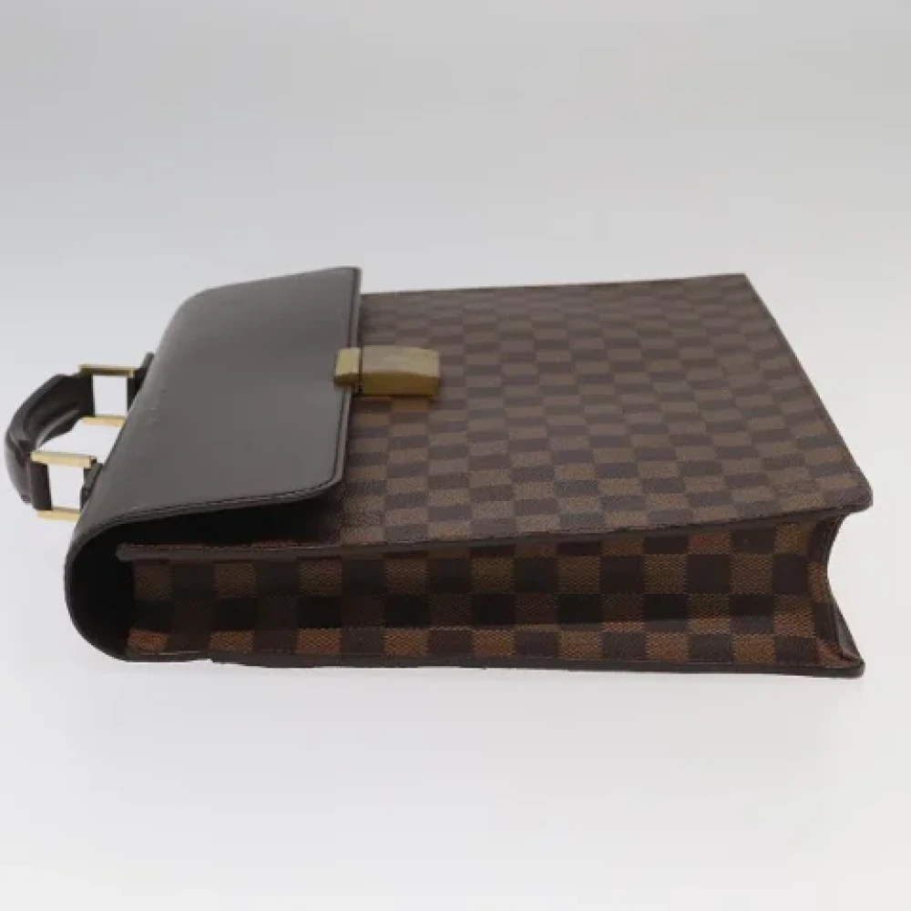 Louis Vuitton Vintage Pre-owned Canvas briefcases Brown Dames