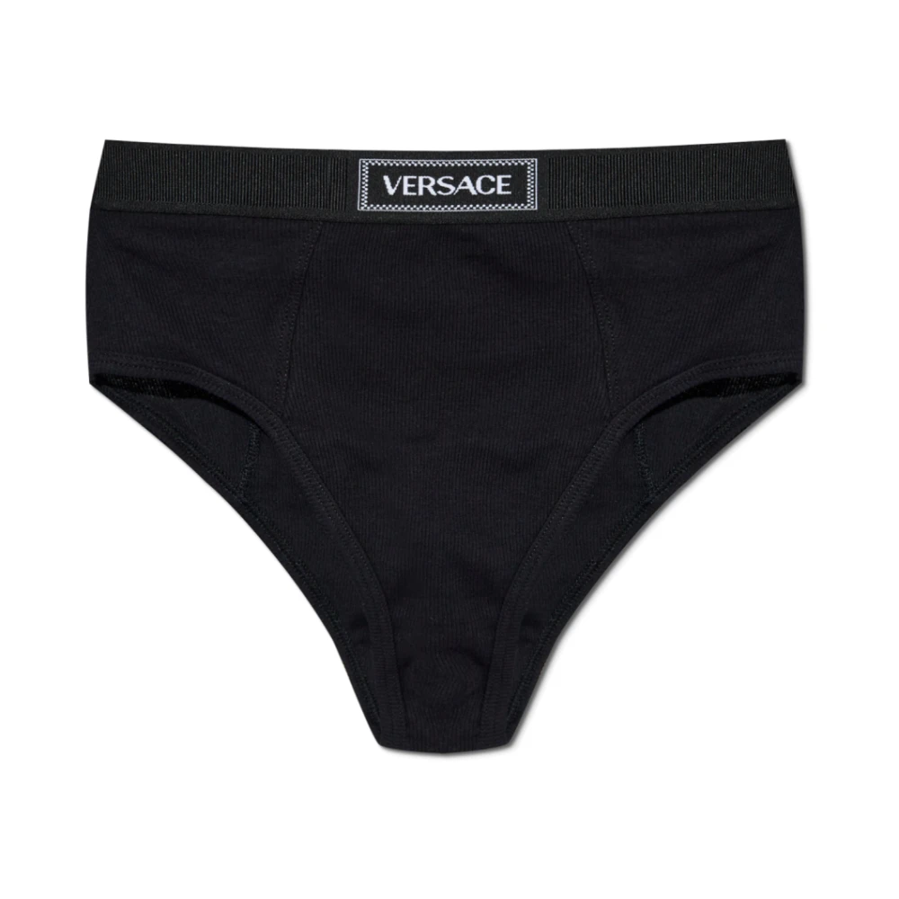 Versace Donna Nero - Slip In Cotone - Underwear - L