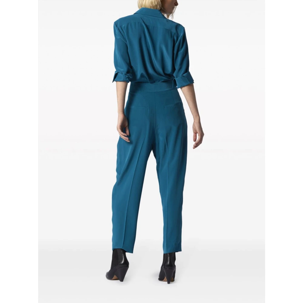 Equipment Zijden Shirt Leona Stijl Green Dames