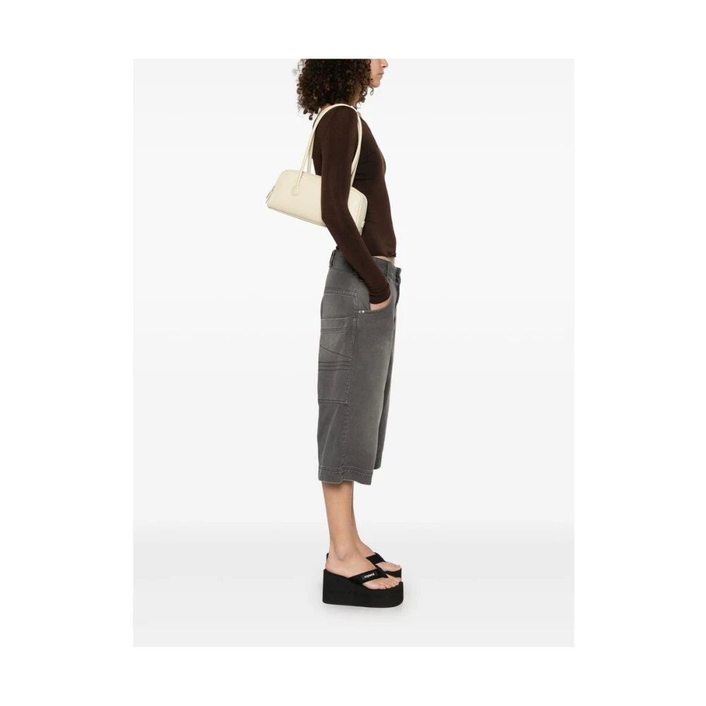 Marge Sherwood Ecru Top Zip Schoudertas Beige Dames