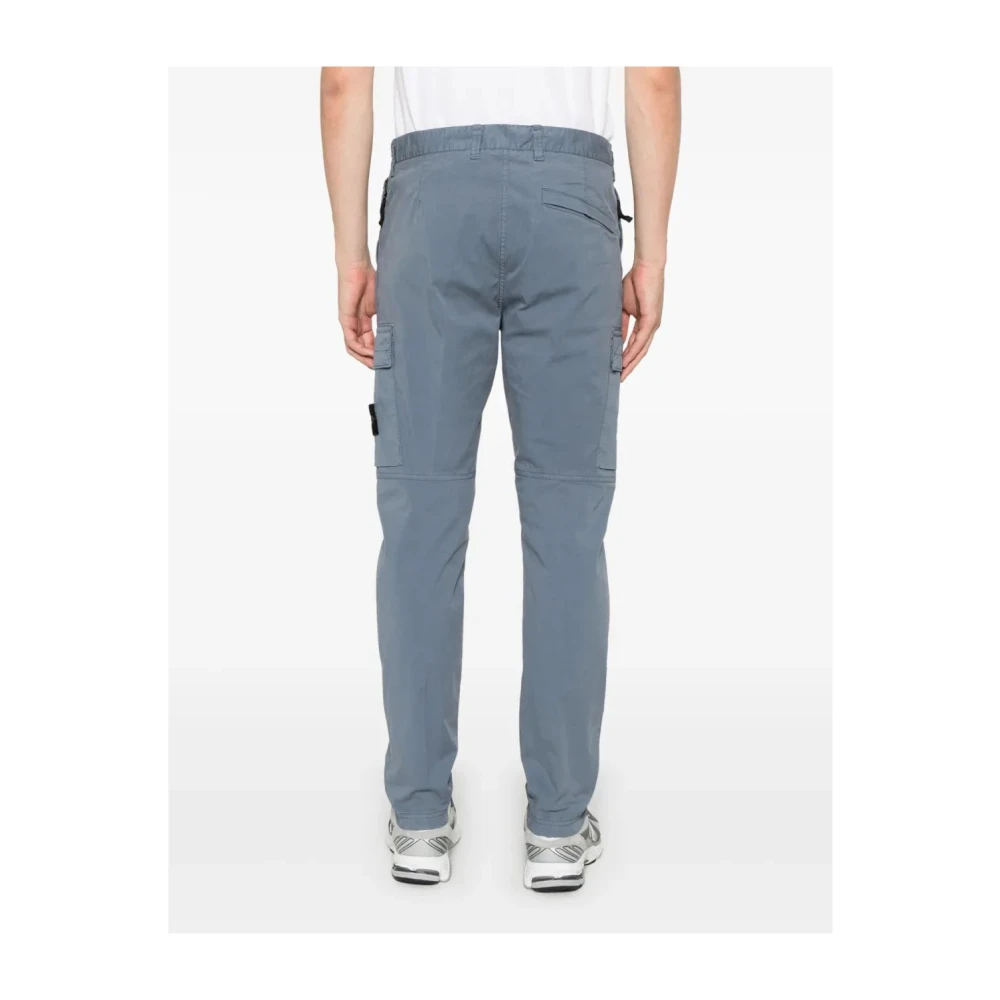 Stone Island Casual Cargo Broeken voor Mannen Blue Heren