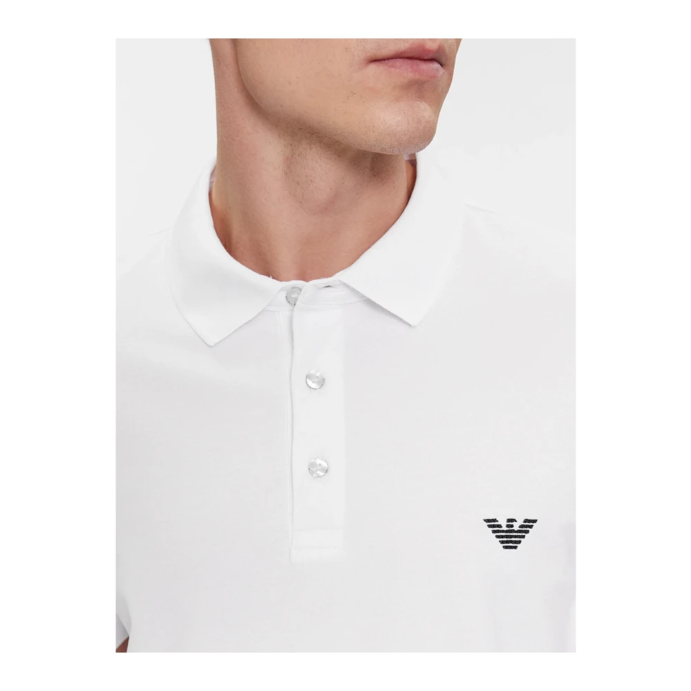Emporio Armani Polo Shirts White Heren