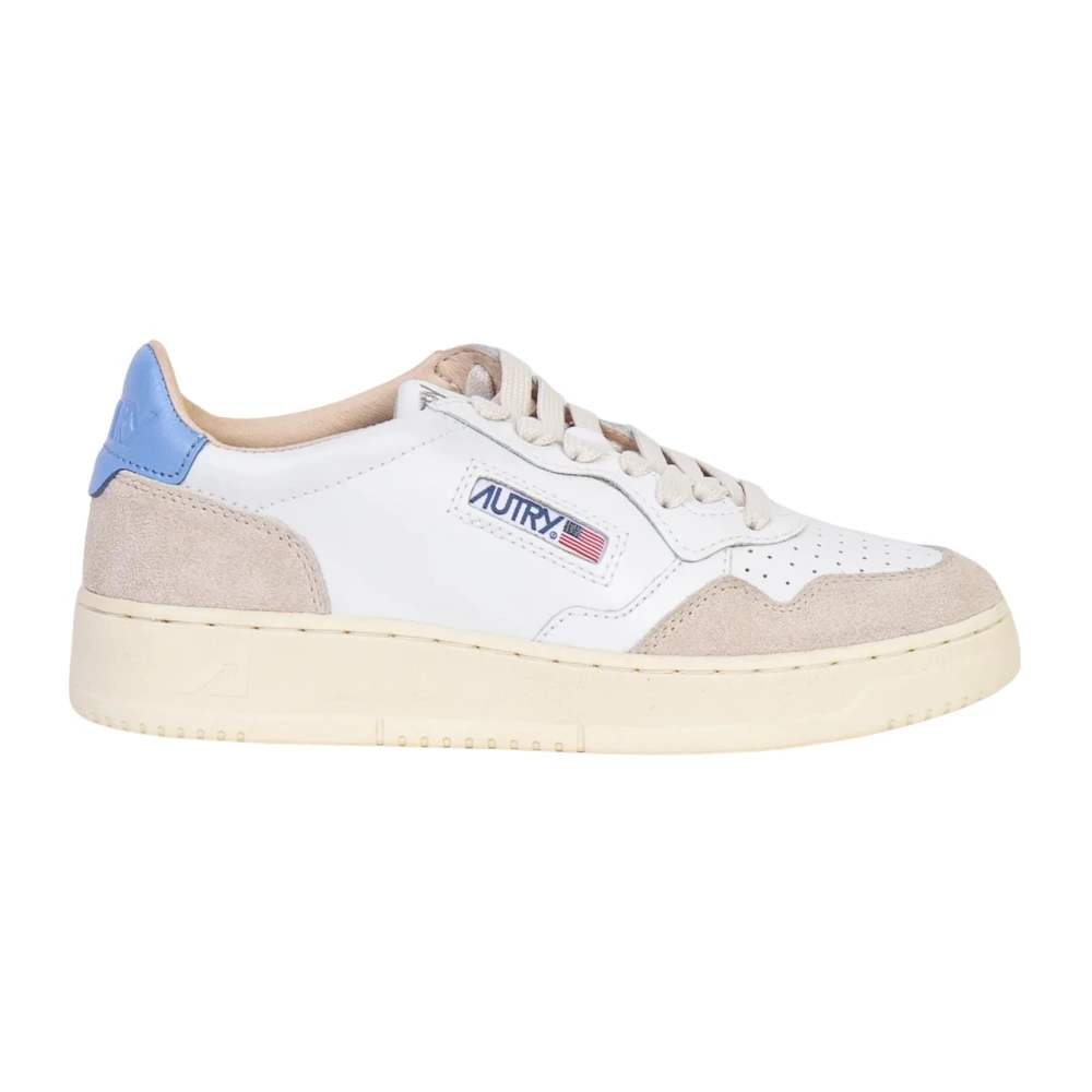 Autry White Sneakers, Female, 3 Uk, Medalist Low