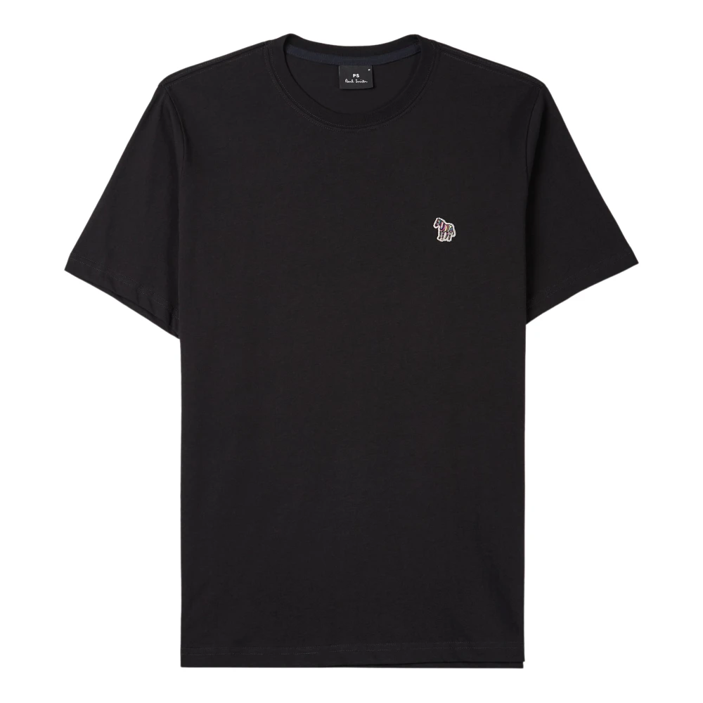 PS By Paul Smith Zebra Katoenen T-shirt in Zwart Black Heren