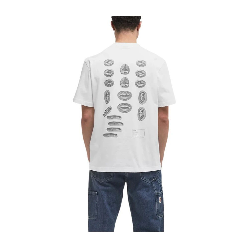 Daily Paper Witte Korte Mouw T-shirt Senses White Heren