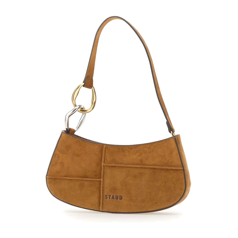 Staud Brown Shoulder Bags, Female, One Size, Ollie Bag