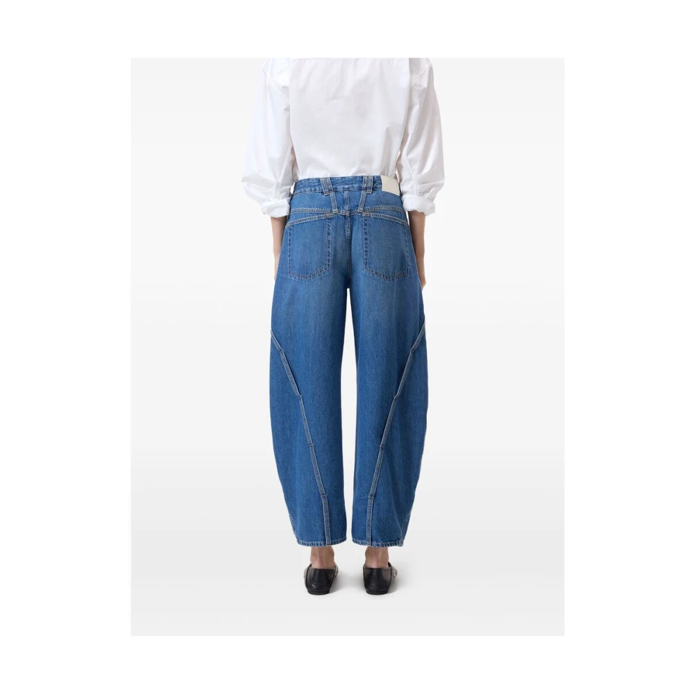 closed Indigo Blauwe Jeans met Verborgen Rits Blue Dames