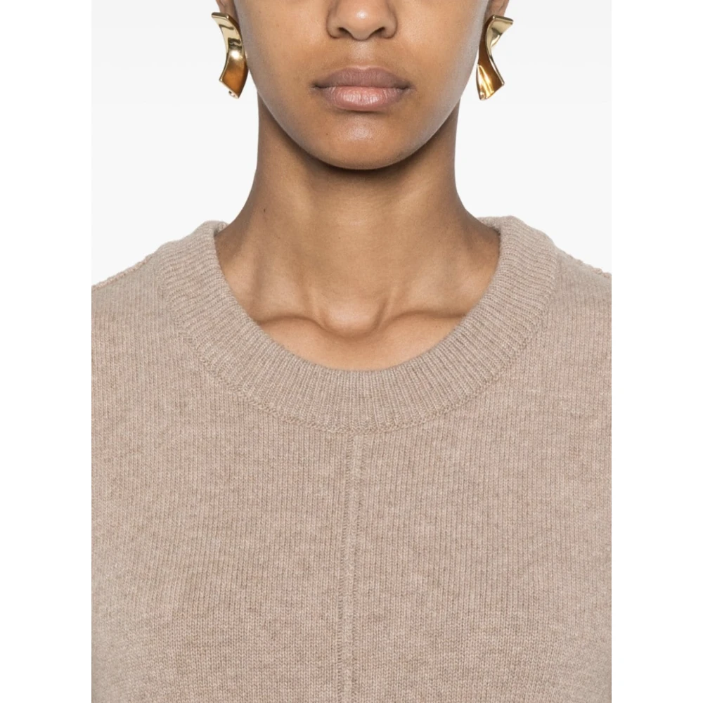 Lemaire Midi Latte Coffee Jurk Brown Dames