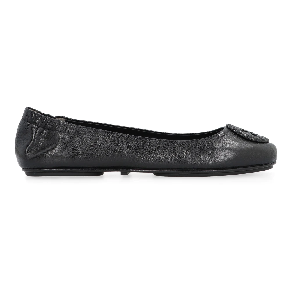 Tory Burch Women's Black Minnie Travel Ballet