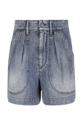 faded-blue-denim-shorts
