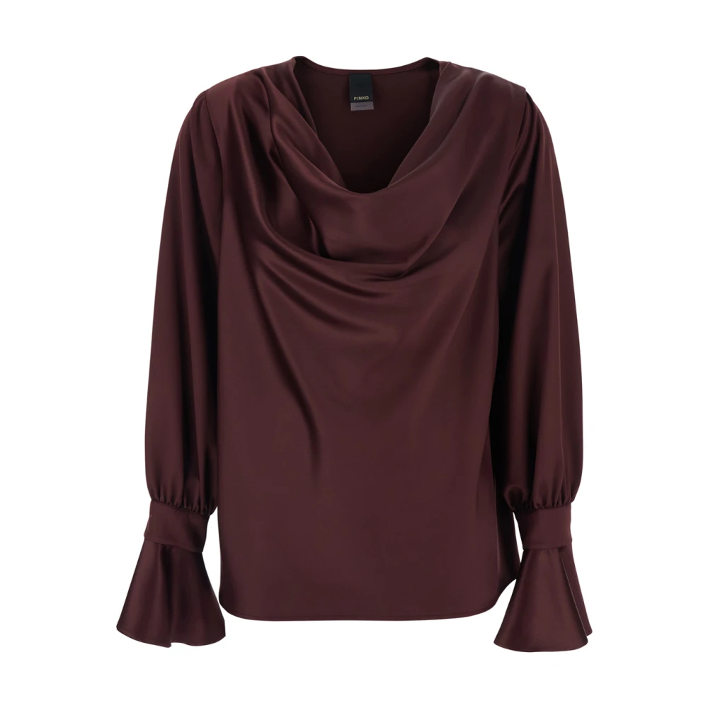 Pinko Women's Red Blouses, M, Filipa Blouse
