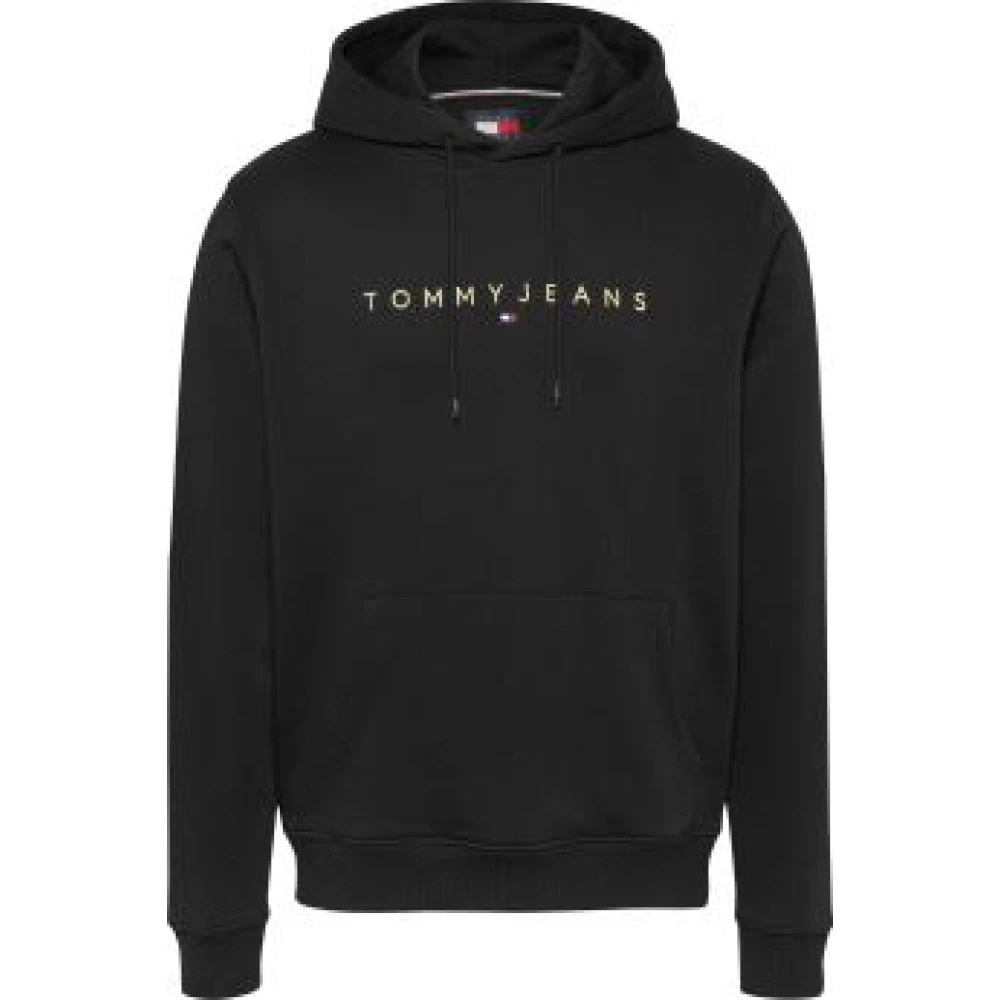 Tommy Jeans Zwarte Sweater met Schuifsluiting Black Heren