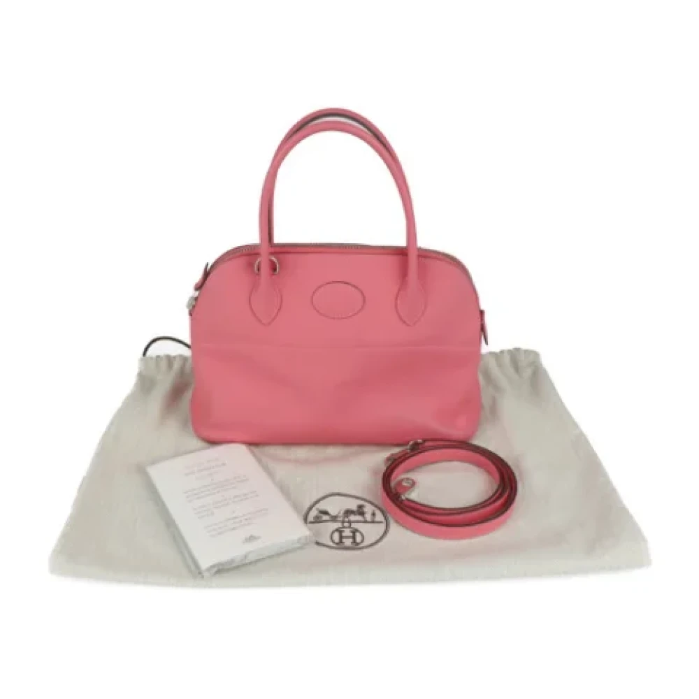 Hermès Vintage Pre-owned Fabric handbags Pink Dames