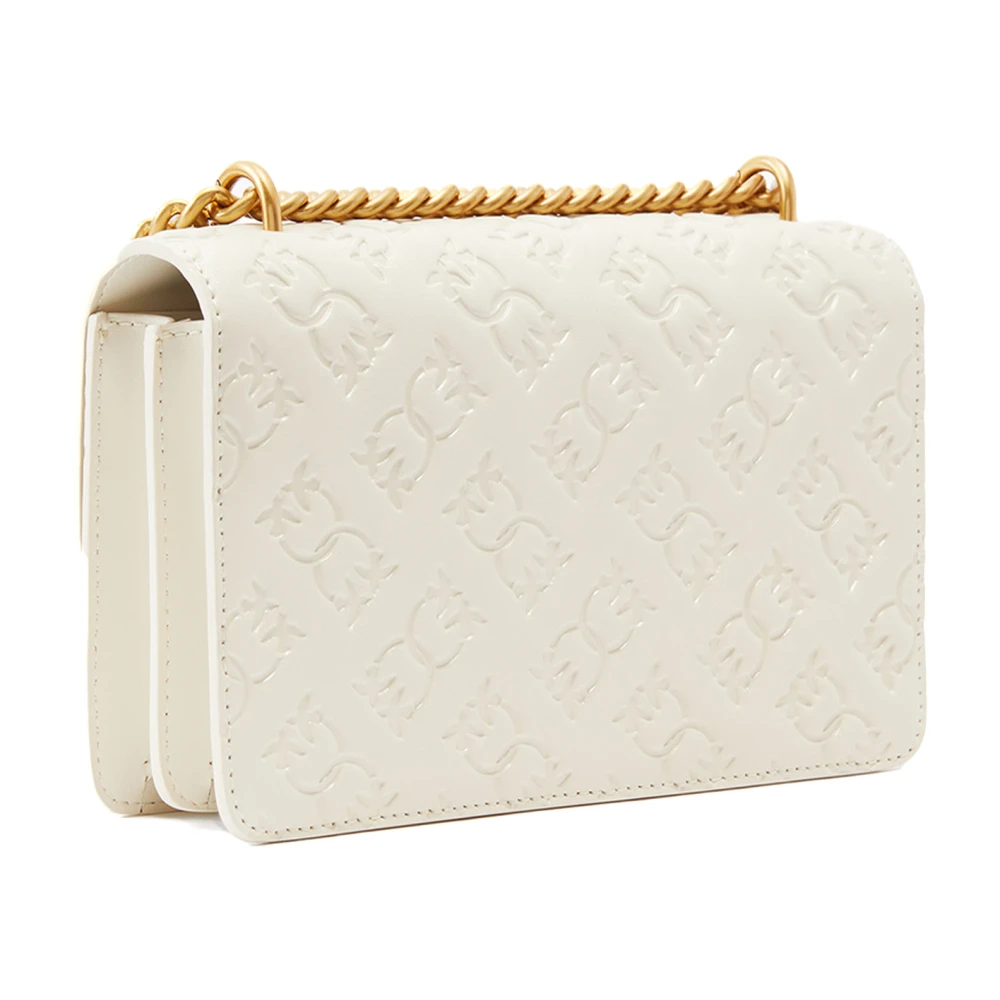 pinko Witte Love Birds Schoudertas White Dames