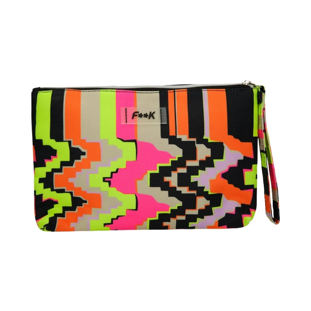 F**k Multicolor Mini Clutch Tas Multicolor Dames