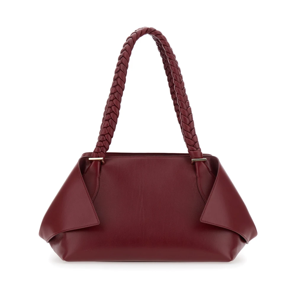 Salvatore Ferragamo Bordeaux Sjaal Tas Red Dames