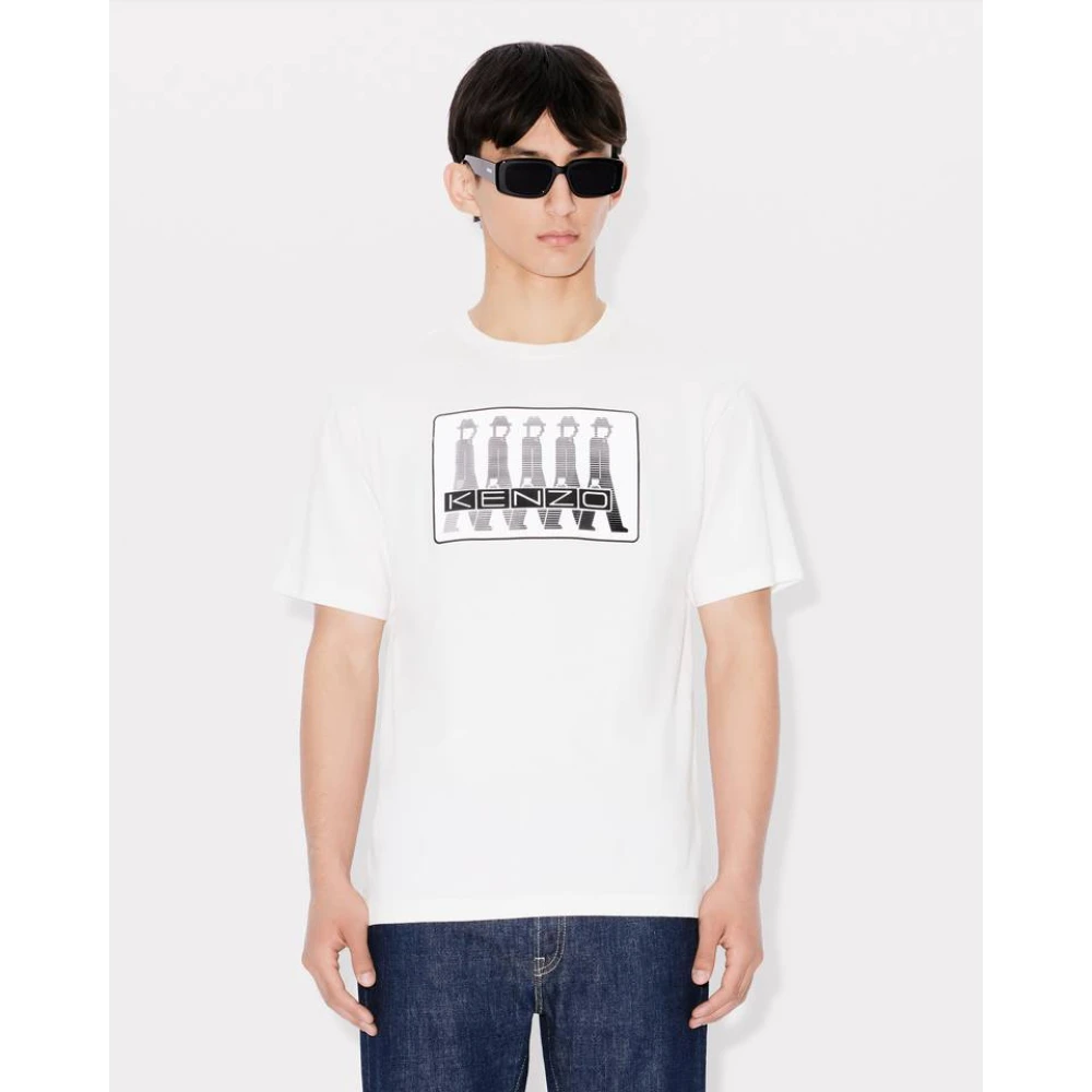 Kenzo Klassiek Business T-shirt Wit White Heren