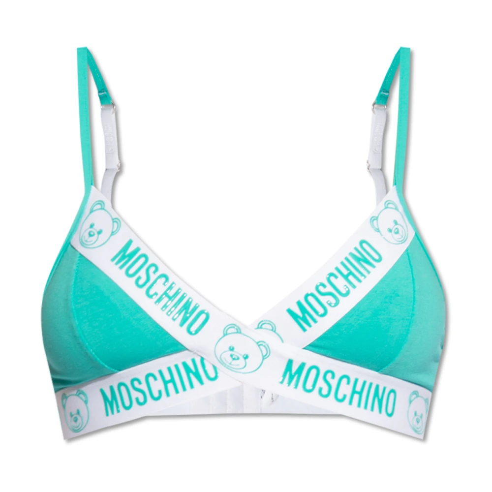 Moschino Beha met logo Blue Dames
