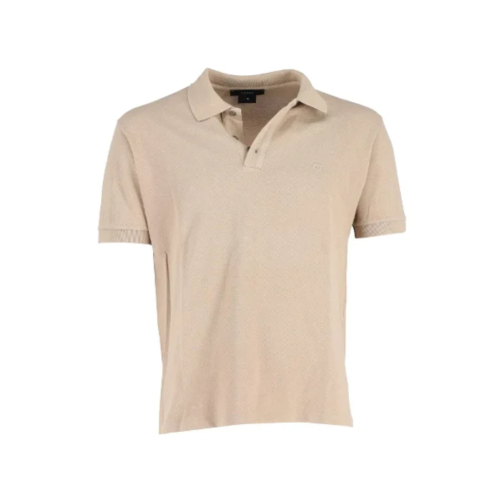 Gucci Vintage Pre-owned Cotton tops Beige Heren