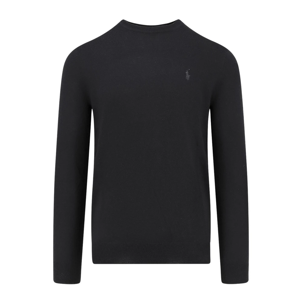 Polo Ralph Lauren Black Maglione Girocollo - Male - Round-Neck Knitwear - Xl - Knitwear