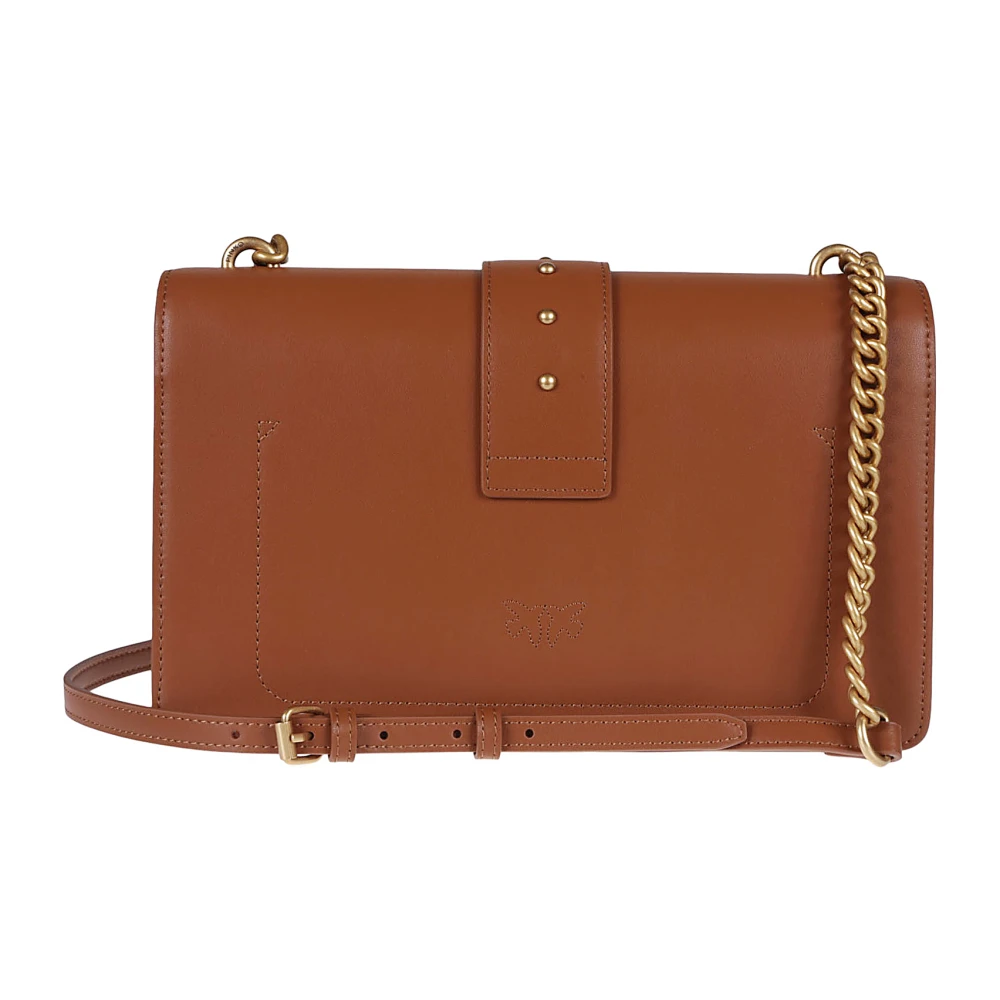 pinko Klassieke Liefde Simpele Tas Brown Dames