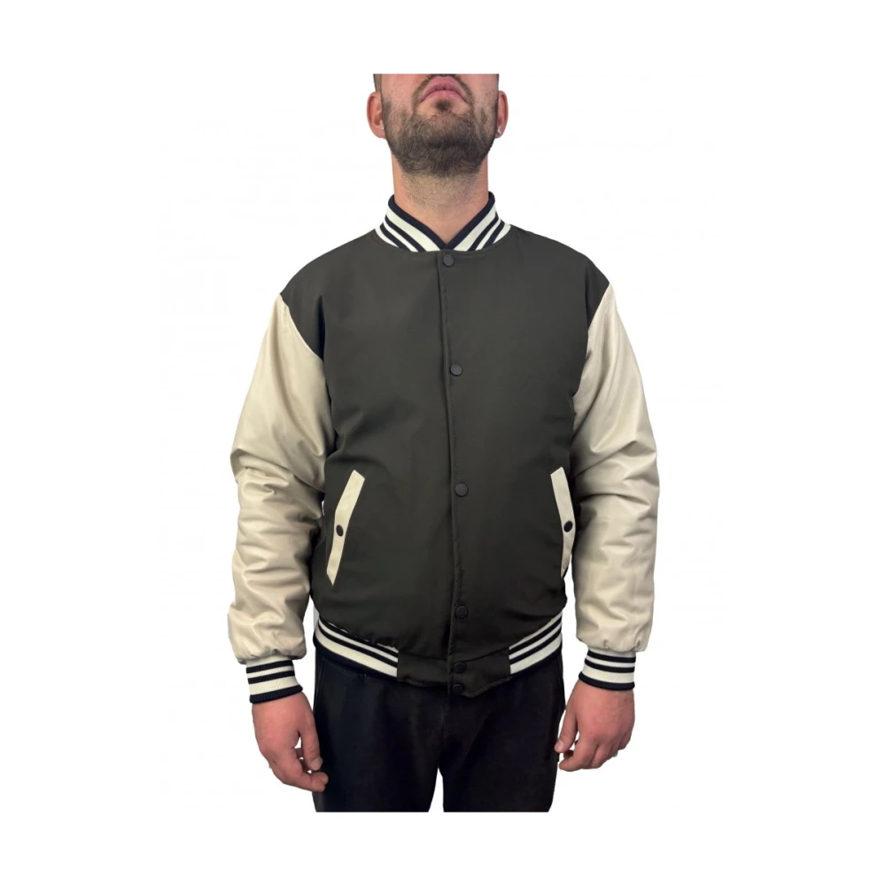 Pmds College Stijl Drukknoopjas Green Heren