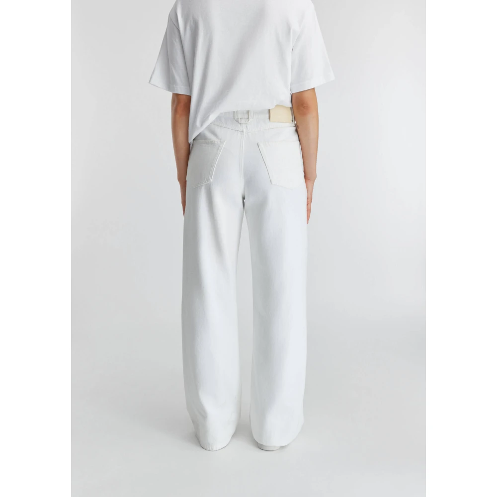 Axel Arigato Clara Wide-Leg Jeans White Dames