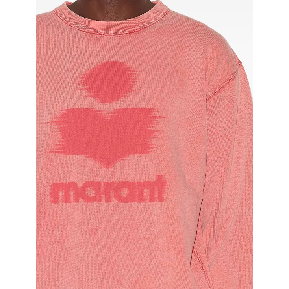 Isabel marant Koraal Mikoy Ga Sweatshirt Red Heren