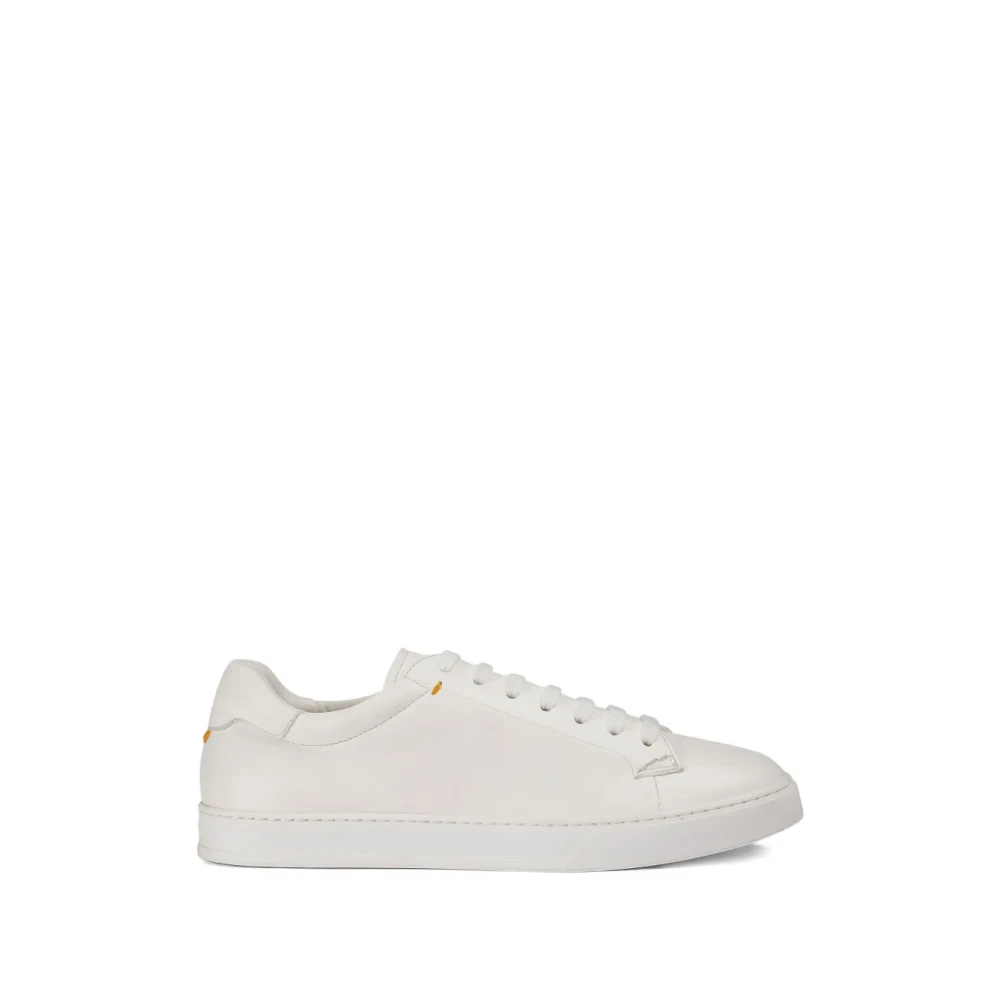 Doucal’s Nappa Sneaker Heren Schoenen Wit