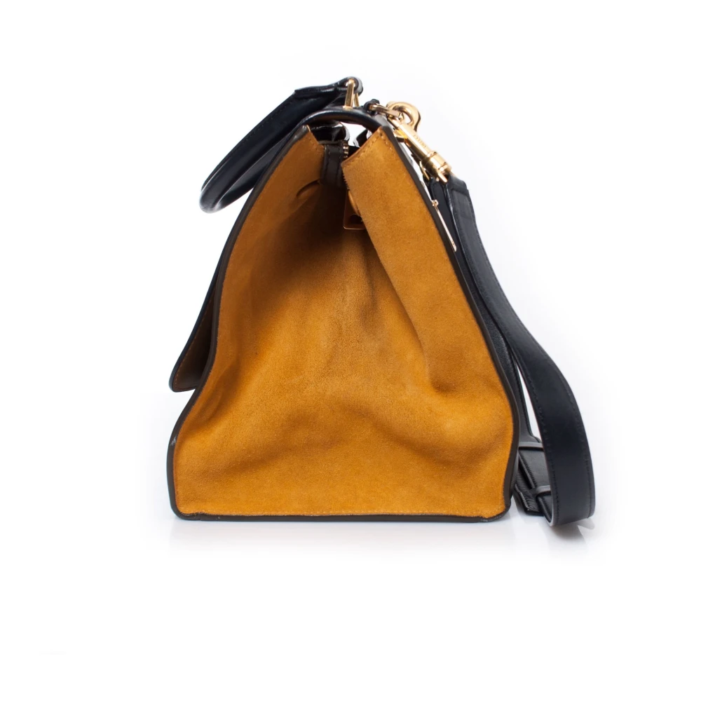 Celine Vintage Tweedehands tas Blue Dames