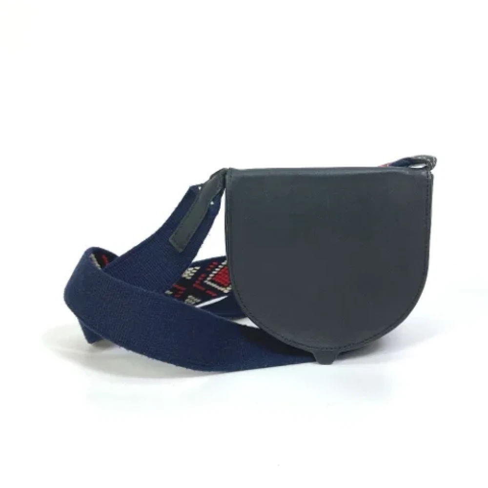 Loewe Pre-owned Leather shoulder-bags Black Dames