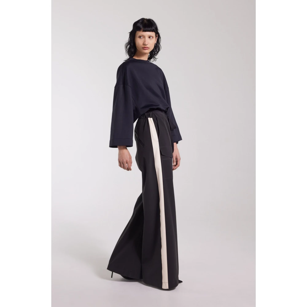 Stutterheim Gestreepte Waterdichte Broek Black Dames