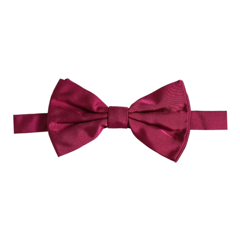 Dolce & Gabbana Pre-Tied Bow Tie - Male - Bow Ties - Red - One Size - Accessories
