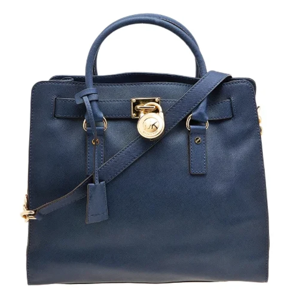 Michael Kors Pre-owned Leather totes Blue Dames