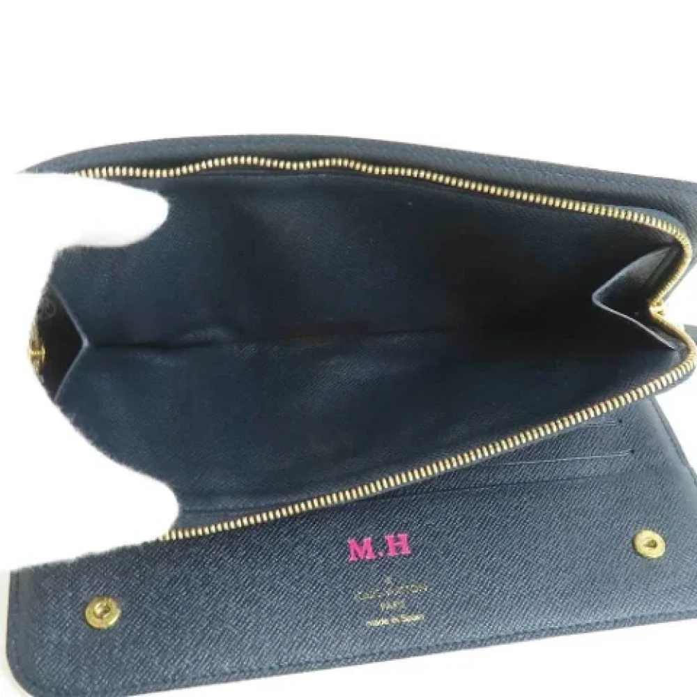 Louis Vuitton Vintage Pre-owned Canvas wallets White Dames