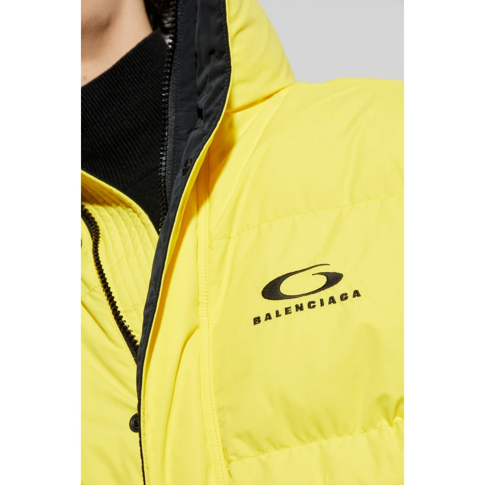 Balenciaga Gewatteerde jas uit de Skiwear collectie Yellow Heren