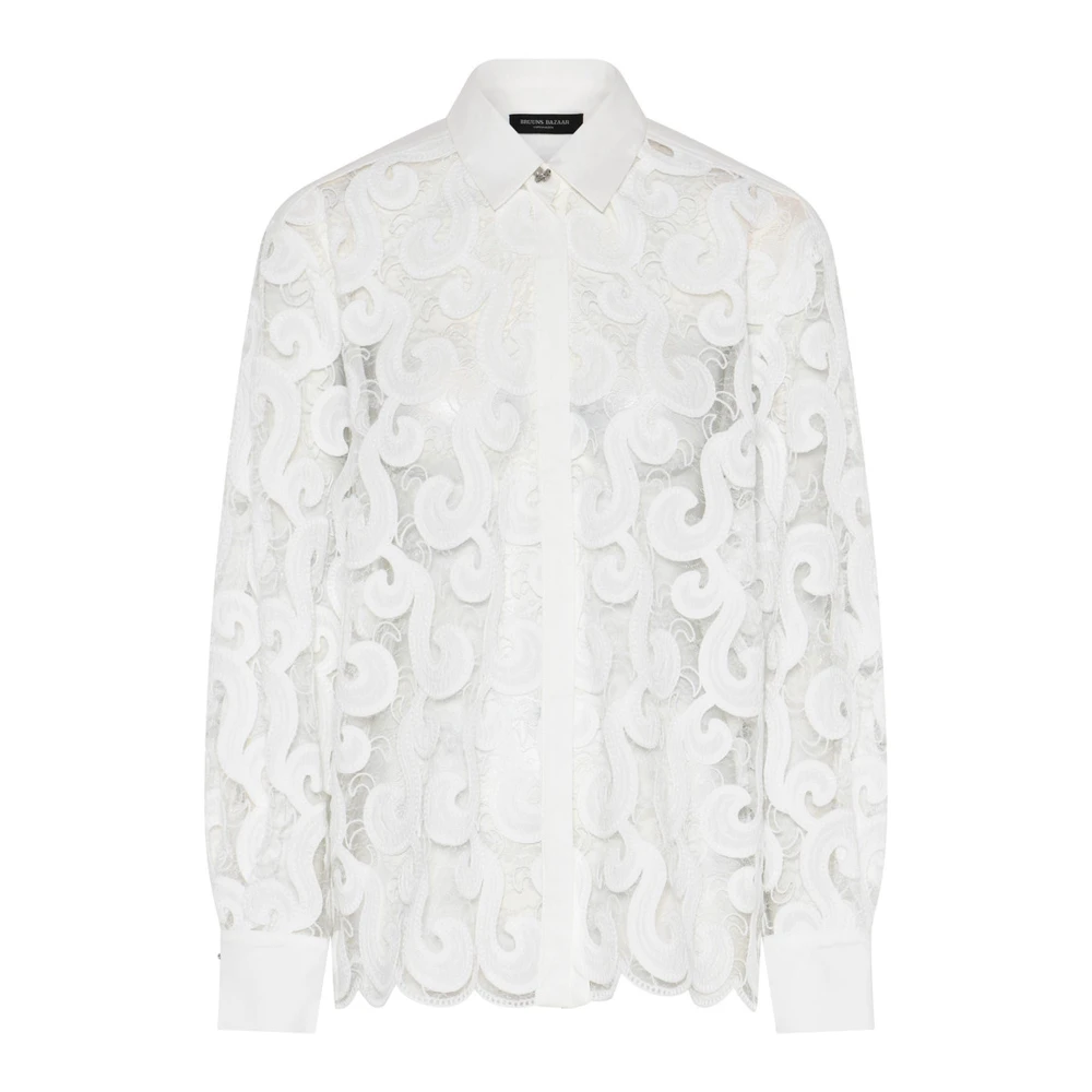 Bruuns Bazaar Women's White Shirts, 2XL, Itayabbviveca Shirt