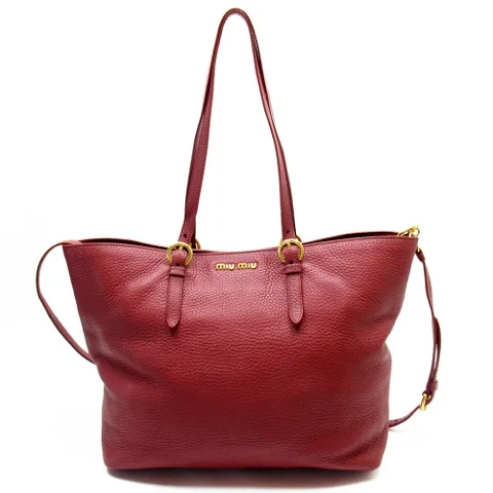 Pre-owned > Pre-owned Bags > Pre-owned Tote Bags - - Miu Miu Pre-owned - Modalova